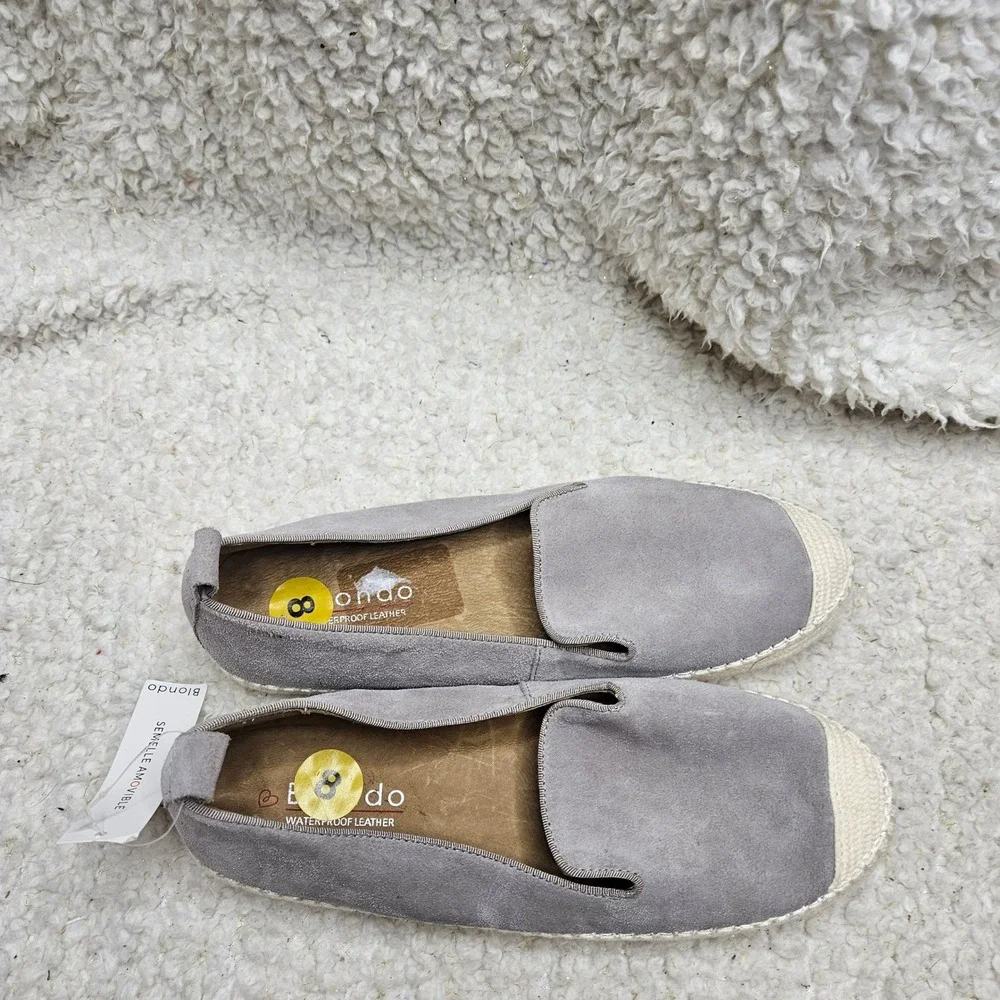 Blondo Bella Suede Waterproof Espadrille Loafer sz‎ 8 NWT